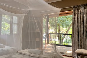 Main Villa room leading onto balcony