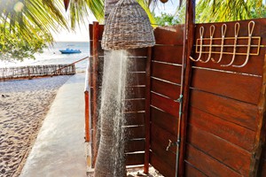 Villa beach shower